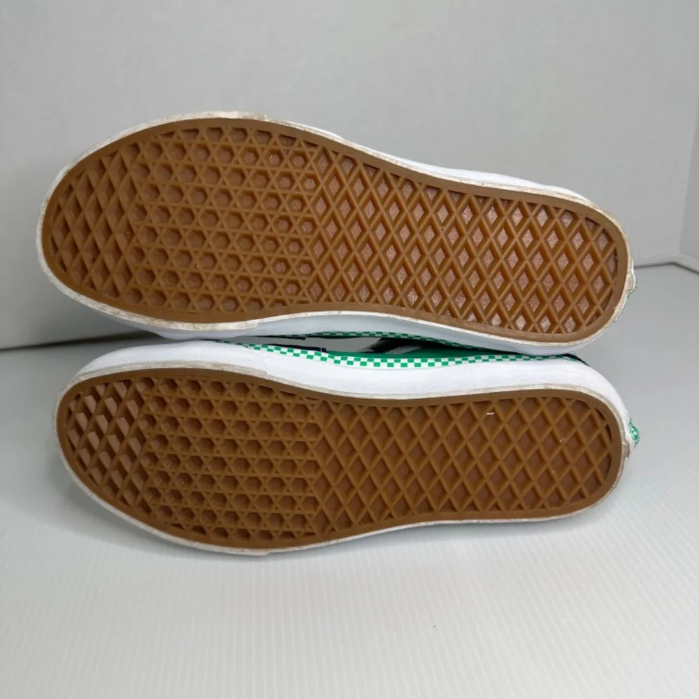 VANS Skateboard Shoes Sneakers Sk 8 Hi Top Off The Wall Mens 7.5 checkered laces - Picture 9 of 12